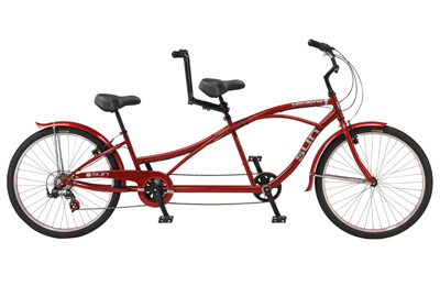 tandem beach cruiser